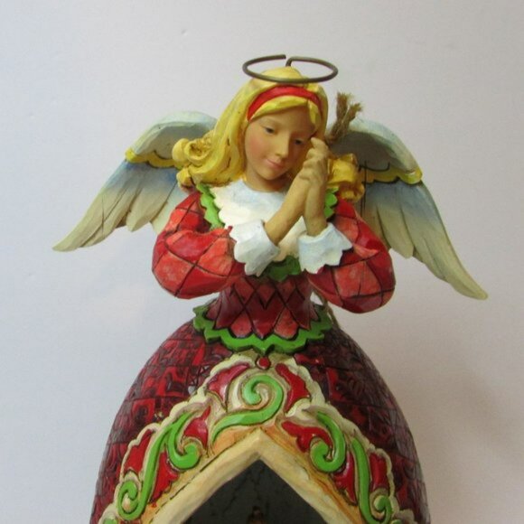 Jim Shore lighted musical angel nativity scene Silent Night 4006648 Christmas - Picture 3 of 11